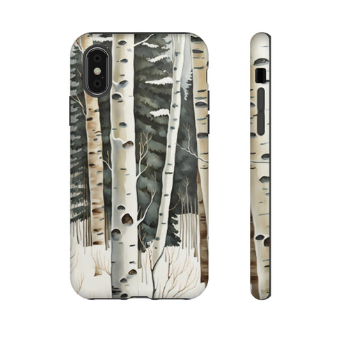 Winter Aspen Trunks - Impact Resistant Phone Case